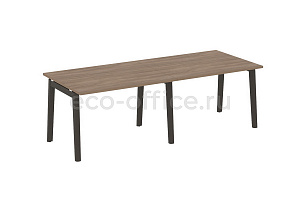 Стол переговорный (2 столешницы) ONIX WOOD OW.PRG-2.2 Дуб Аризона / Дуб Тёмный фото