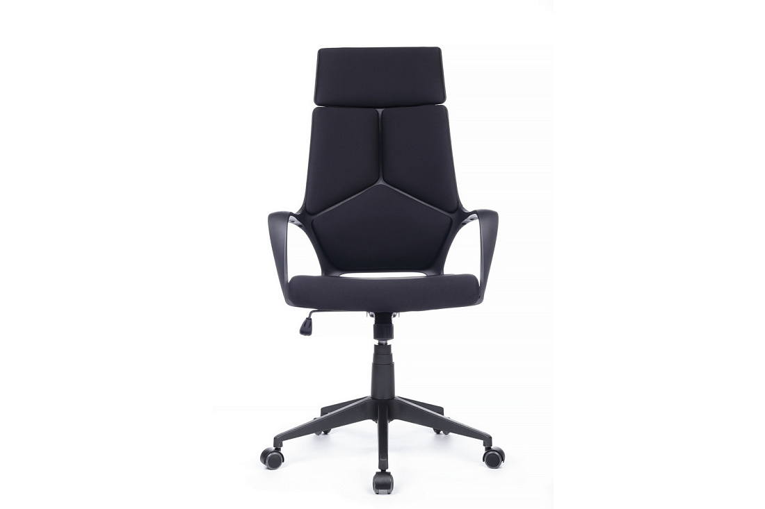 Кресло офисное RV Chair IQ RV 8989 Чёрный пластик / Чёрная ткань  стоимость