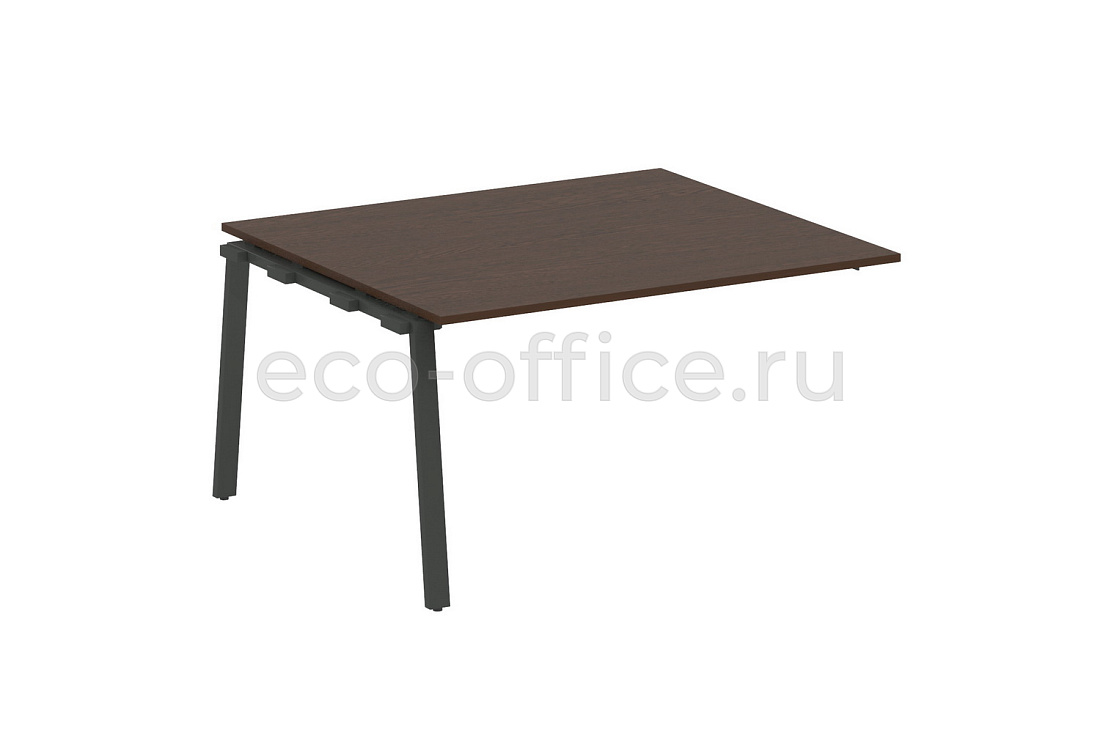 Проходной наборный элемент переговорного стола METAL SYSTEM STYLE БА.ППРГ-3 Венге Цаво / Антрацит металл  стоимость