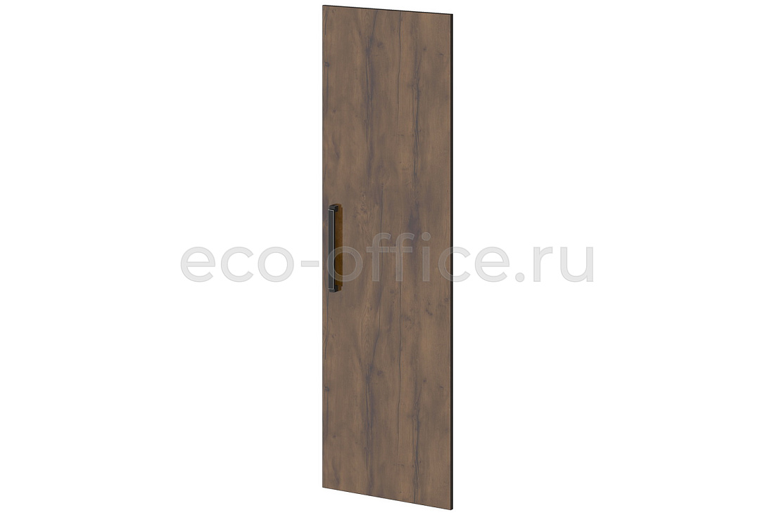 Дверь высокая правая GRACE L-039 R Дуб Линдберг тёмный / Tasso Nero  стоимость