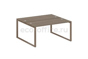 Рабочая станция METAL SYSTEM STYLE БО.РАС-СП-2.4 Вяз Благородный / Мокко металл фото