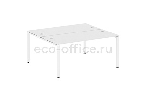 Рабочая станция METAL SYSTEM STYLE БП.РАС-СП-2.4 Белый / Белый металл фото