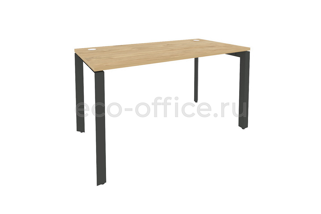 Стол рабочий на П-образном м/к ONIX O.MP-SP-3.7 Тиквуд Светлый / Антрацит металл  стоимость