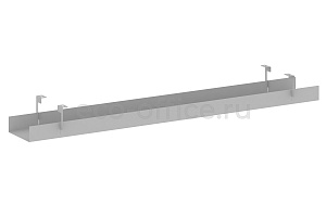 Кабель-канал широкий для стола L1400 METAL SYSTEM STYLE МКС-0140 Серый металл фото