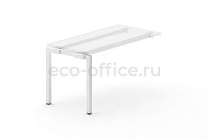 Металлокаркас на П-образной опоре 50x50 для наборного элемента 1000*720 Белый металл фото