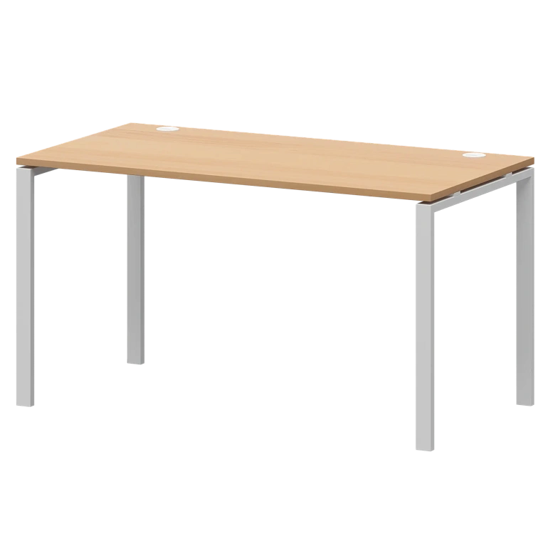 стол на металлокаркасе protech ам-005.60 ольха/белый фото