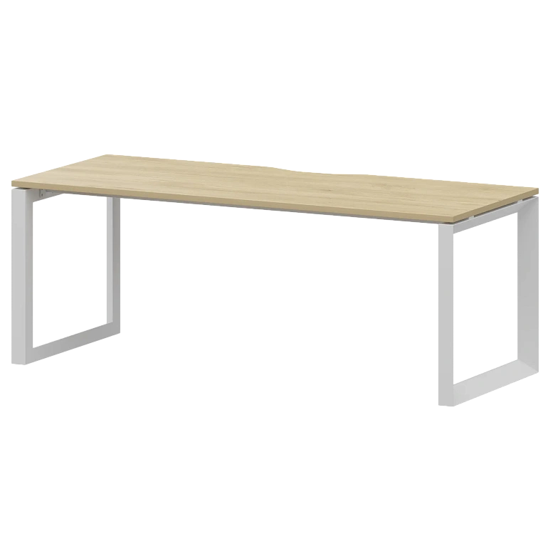 стол на металлокаркасе protech нтмп.о-180 баттл рок/белый фото