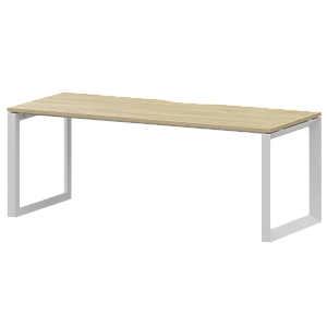 Стол на металлокаркасе Protech НТМП.О-180 Баттл Рок/Белый фото