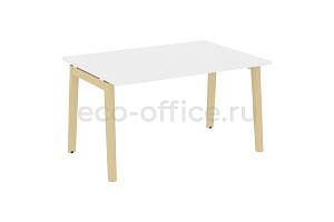 Стол переговорный (1 столешница) ONIX WOOD OW.PRG-1.3 Белый Бриллиант / Дуб Светлый фото