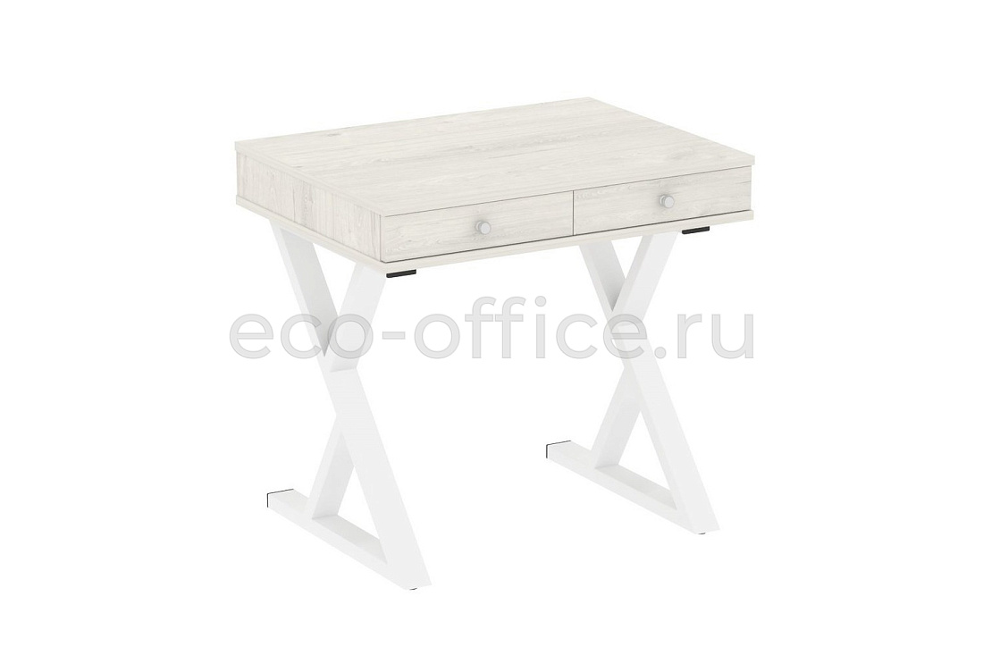 Стол на металлокаркасе HomeOffice VR.SP-1-79.M white Дуб Наварра  стоимость