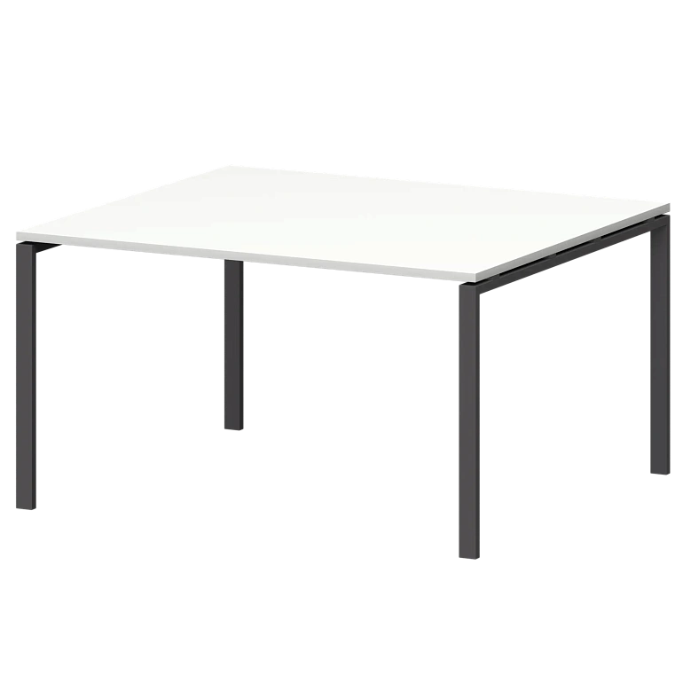 стол переговорный на металлокаркасе protech смсп-п-14.123.пр25 белый/антрацит фото