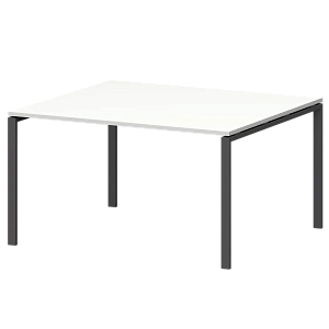 Стол переговорный на металлокаркасе Protech СМСП-П-12.123.Пр25 Белый/Антрацит фото