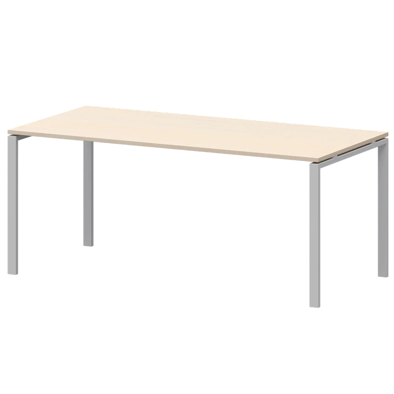 стол на металлокаркасе для заседаний protech ам-0058 бук/белый фото