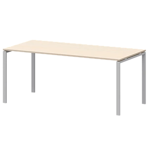 Стол на металлокаркасе для заседаний Protech АМ-0058 Бук/Белый фото