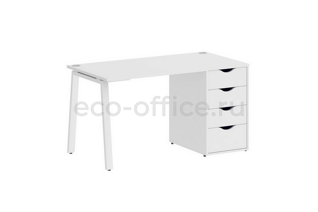 Стол письменный HomeOffice VR.SP-3-138.4.A white Белый Бриллиант  стоимость