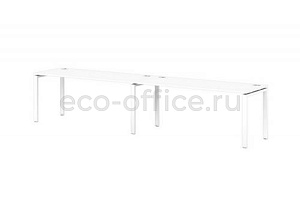 Линейный кластер на металлокаркасе 60*30 SENTIDA STEEL S-134 Белый фото
