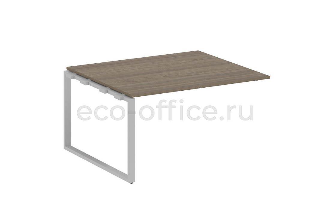 Проходной наборный элемент переговорного стола METAL SYSTEM STYLE БО.ППРГ-3 Вяз Благородный / Серый металл  стоимость