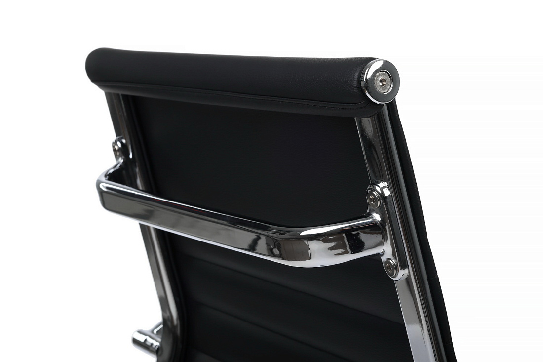Конференц-кресло RV Chair HUGO 6002-3EC Чёрная экокожа  стоимость