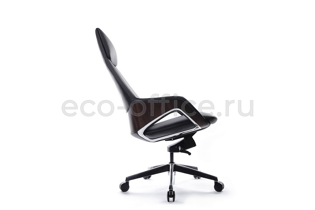 Кресло руководителя RV Design AURA FK005-A Чёрная кожа  стоимость