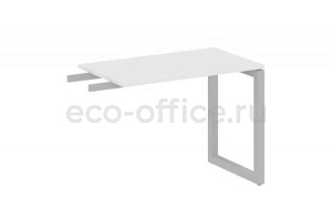 Приставной элемент на О-образном м/к METAL SYSTEM QUATTRO 5x5 50БО.ПР-3 Белый / Серый металл фото