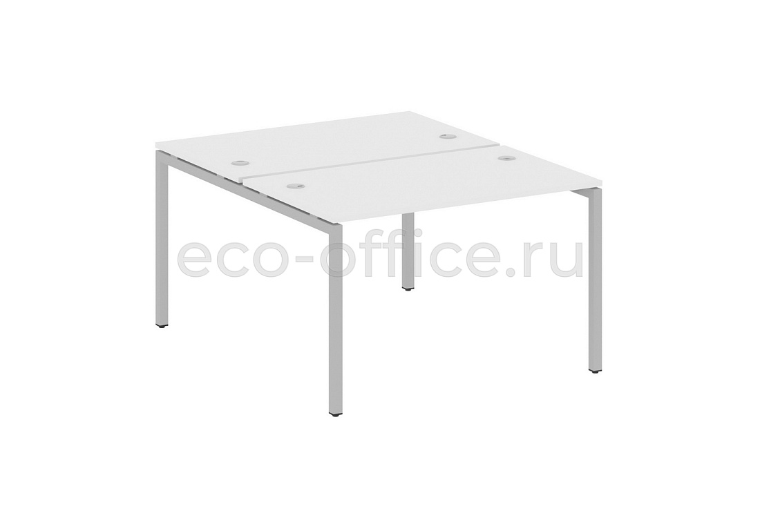 Рабочая станция METAL SYSTEM QUATTRO 4x4 40БП.РАС-СП-2.2 Белый / Серый металл  стоимость