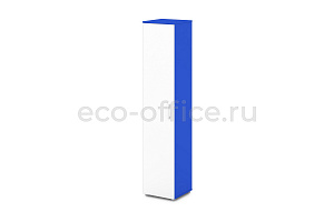 Шкаф для документов узкий SENTIDA COLOR S-741 Голубика фото