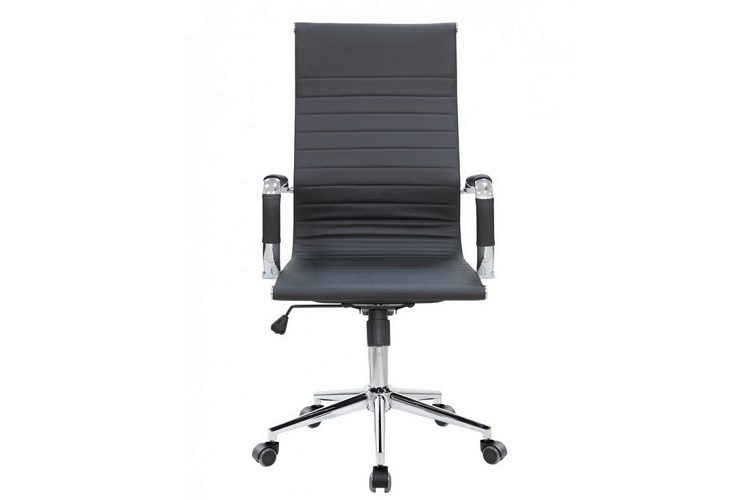 Кресло руководителя RV Chair HUGO 6002-1S Чёрная экокожа  стоимость
