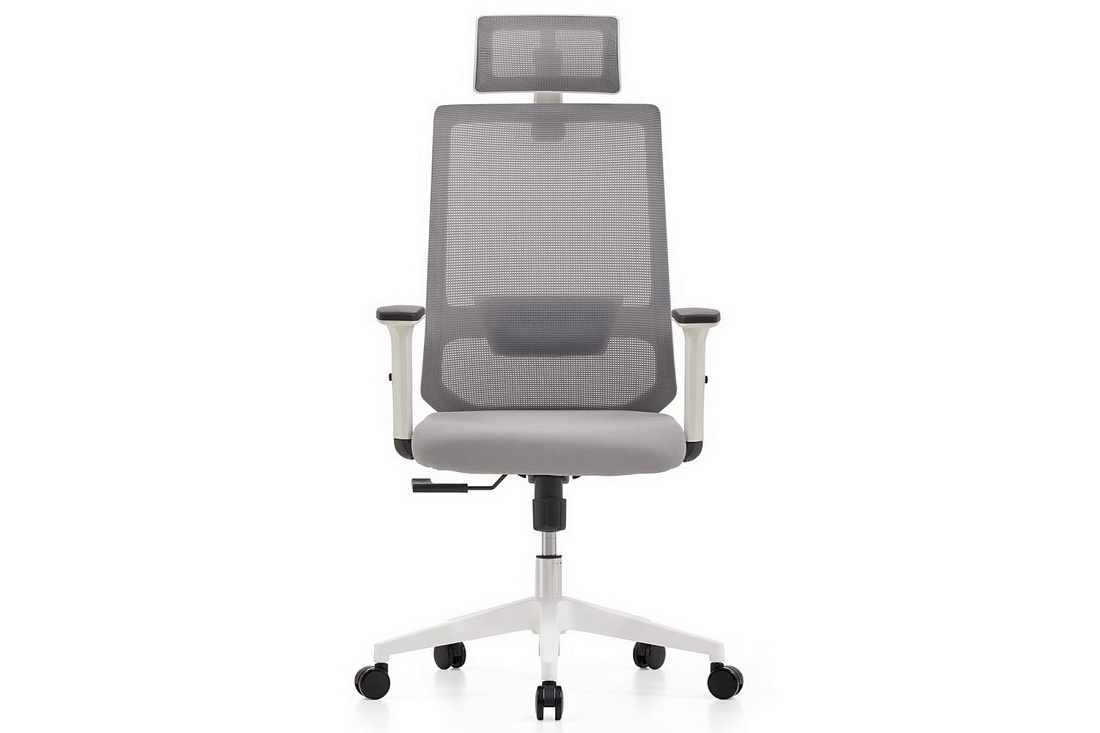 кресло rv chair lid 853a-1-dp3d серая сетка / серая ткань фото
