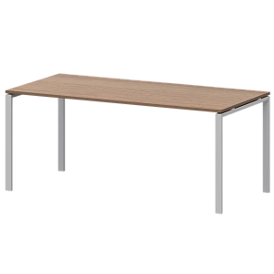 Стол на металлокаркасе для заседаний Protech АМ-0058 Орех/Белый фото