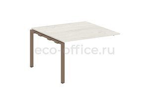 Проходной наборный элемент переговорного стола METAL SYSTEM STYLE БП.ППРГ-2 Дуб Наварра / Мокко металл фото