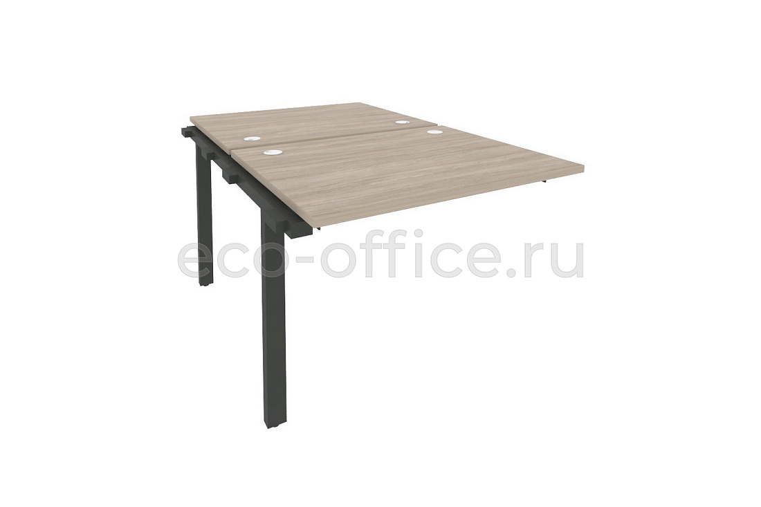 Наборный элемент рабочей станции на П-образном м/к ONIX O.M-2.NRS-1.8 Дуб Аттик / Антрацит металл   стоимость
