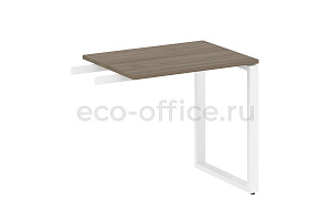Приставной элемент на О-образном м/к METAL SYSTEM STYLE БО.ПР-2 Вяз Благородный / Белый металл фото