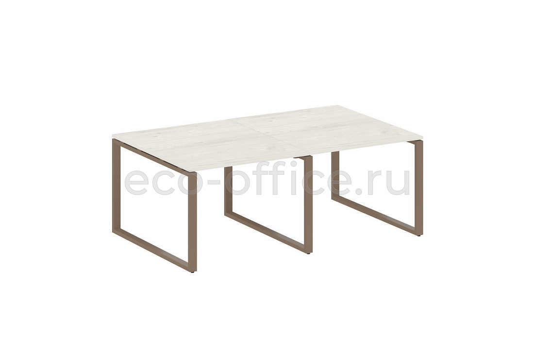 Стол переговорный (2 столешницы) METAL SYSTEM STYLE БО.ПРГ-2.1 Дуб Наварра / Мокко металл  стоимость