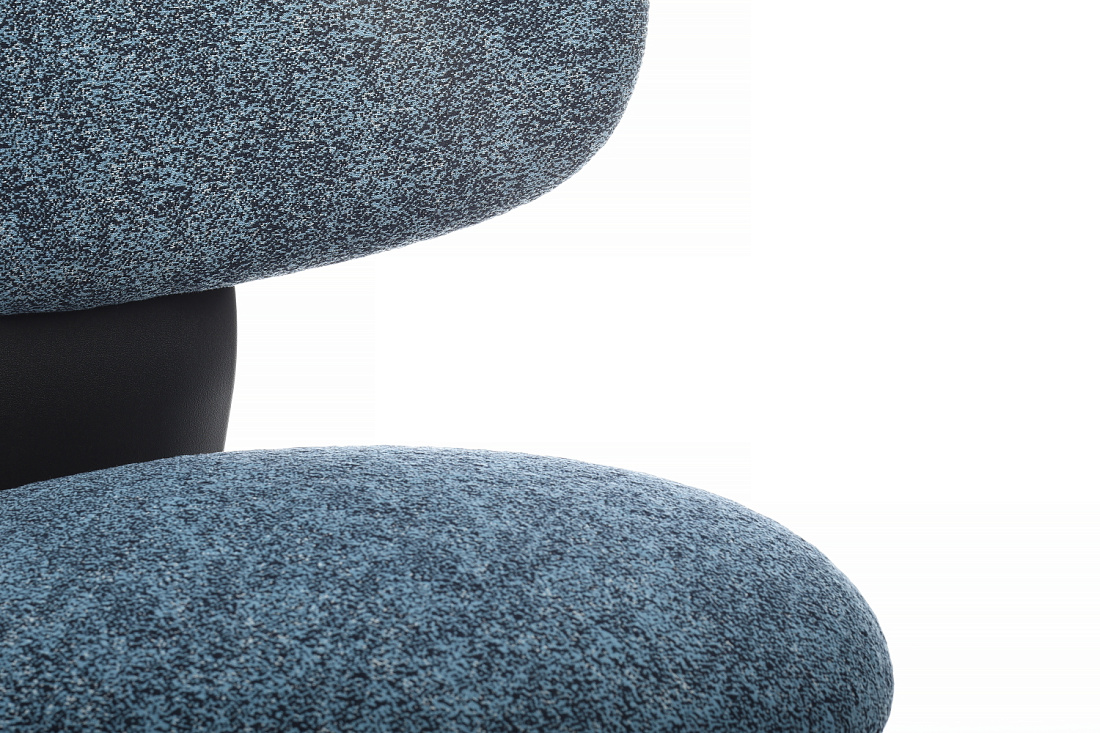 кресло rv design ted ka21 синяя ткань фото