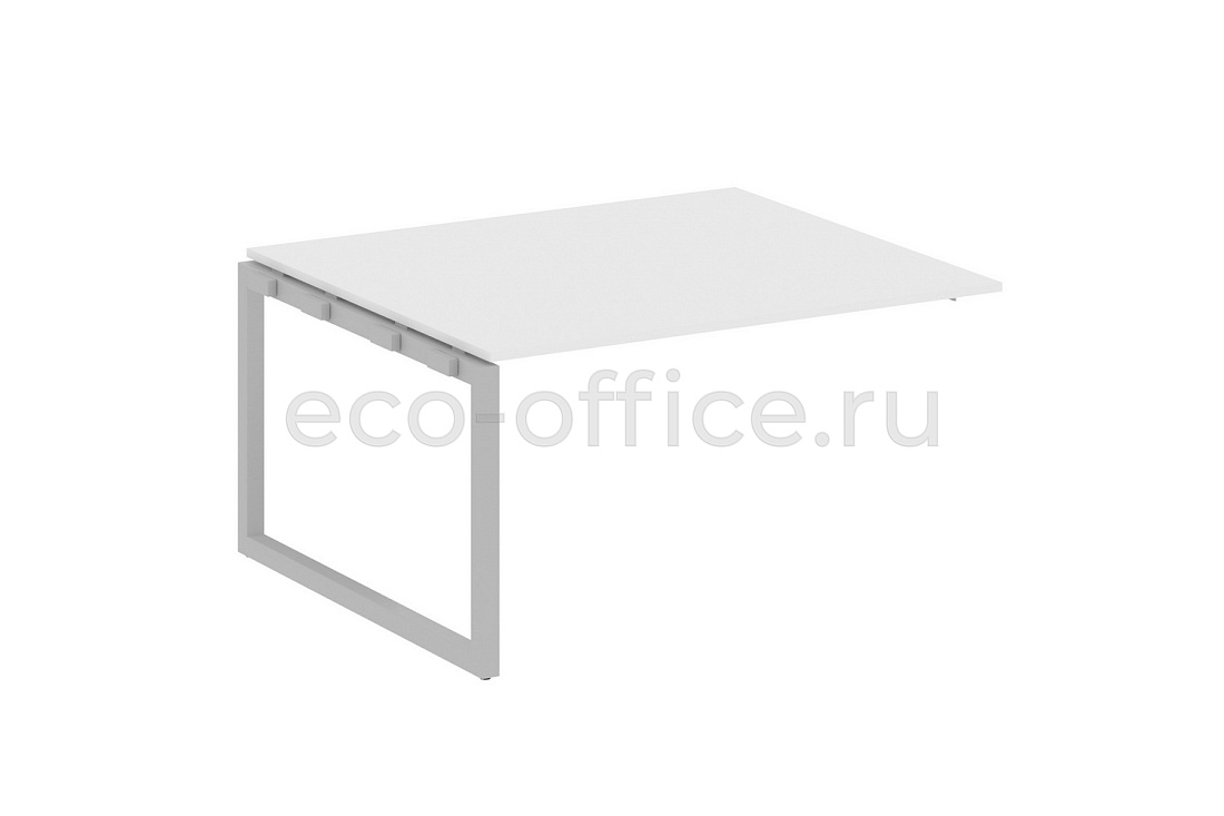 Проходной наборный элемент переговорного стола METAL SYSTEM QUATTRO 5x5 50БО.ППРГ-3 Белый / Серый металл  стоимость