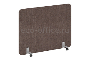 Перегородка на металлических опорах, на роликах R-LINE SOFT AP.R-160-120 Рогожка Romeo 01 / Серый металл фото