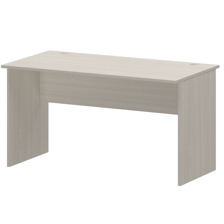 стол с левым и правым кабель каналом protech а-003.к ясень шимо фото