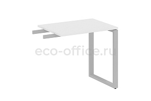 Приставной элемент на О-образном м/к METAL SYSTEM STYLE БО.ПР-2 Белый / Серый металл фото
