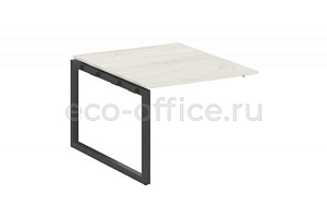 Проходной наборный элемент переговорного стола METAL SYSTEM QUATTRO 5x5 50БО.ППРГ-1 Дуб Наварра / Антрацит металл фото