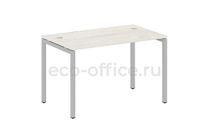 Стол письменный METAL SYSTEM QUATTRO 4x4 40БП.СП-2 Дуб Наварра / Серый металл фото