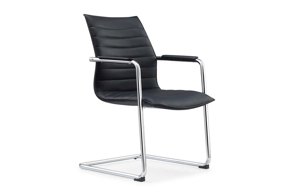 конференц-кресло rv design balance c2413-1 чёрная экокожа фото
