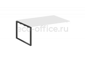 Проходной наборный элемент переговорного стола METAL SYSTEM STYLE БО.ППРГ-5 Белый / Антрацит металл фото