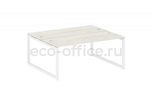Рабочая станция METAL SYSTEM QUATTRO 5x5 50БО.РАС-СП-2.5 Дуб Наварра / Белый металл фото