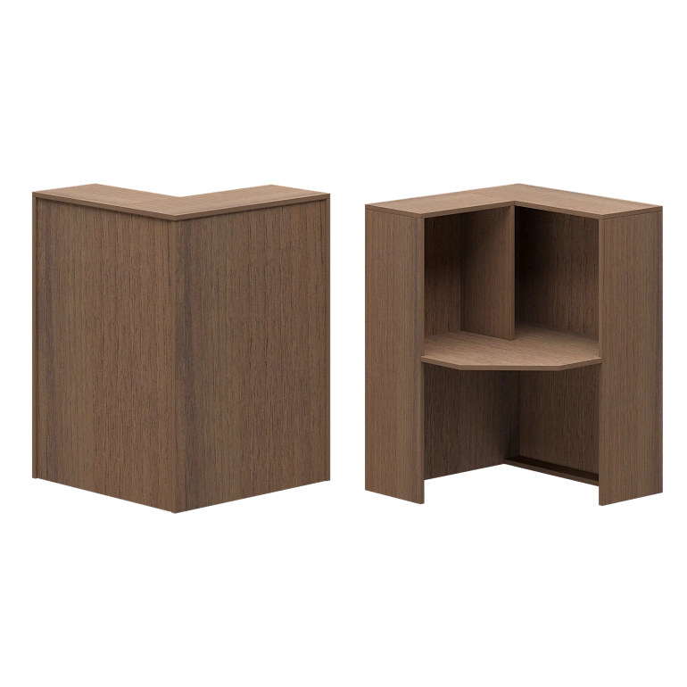 стойка угловая левая protech а-555 орех фото