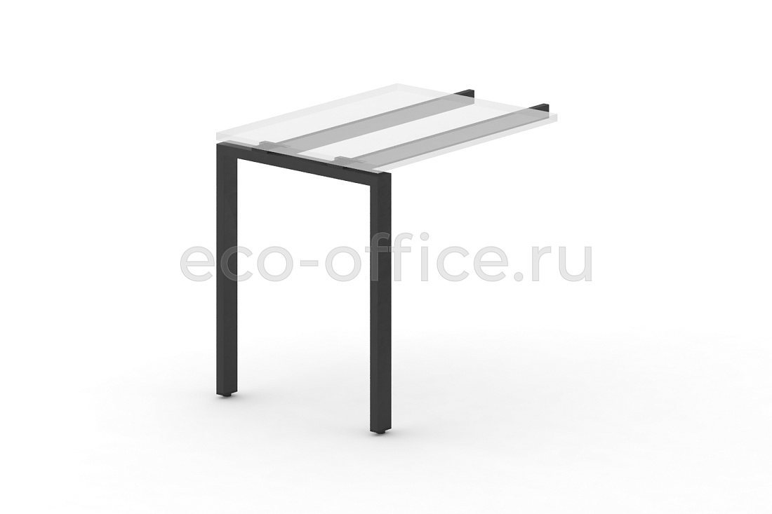 Металлокаркас на П-образной опоре 60x30 для приставки 600*600 Черный металл  стоимость