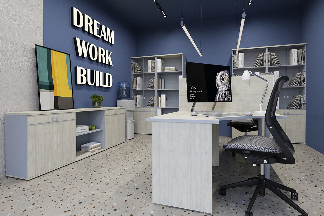 мебель для персонала swift дуб шамони светлый фото