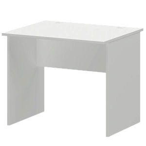 Стол с левым и правым кабель каналом Protech А-001.К Белый фото