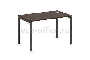 Стол письменный METAL SYSTEM QUATTRO 4x4 40БП.СП-2 Венге Цаво / Антрацит металл фото