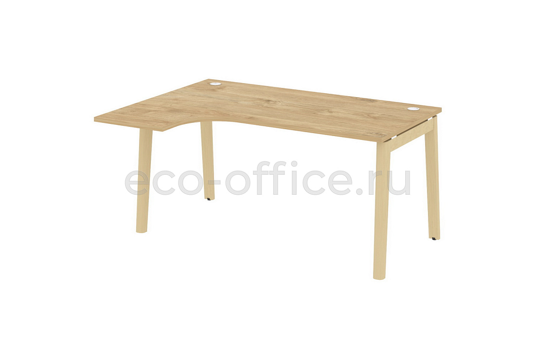 Стол эргономичный левый ONIX WOOD OW.SA-4 (L) Тиквуд Светлый / Дуб Светлый  стоимость