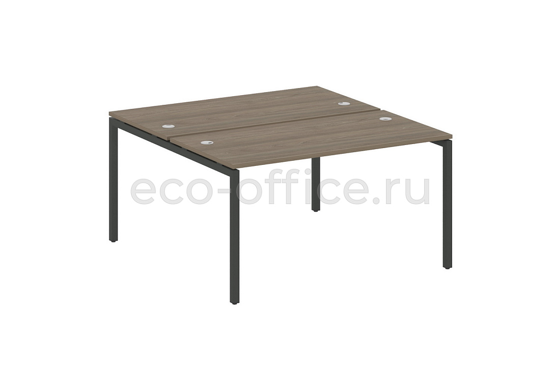 Рабочая станция METAL SYSTEM QUATTRO 4x4 40БП.РАС-СП-2.3 Вяз Благородный / Антрацит металл   стоимость